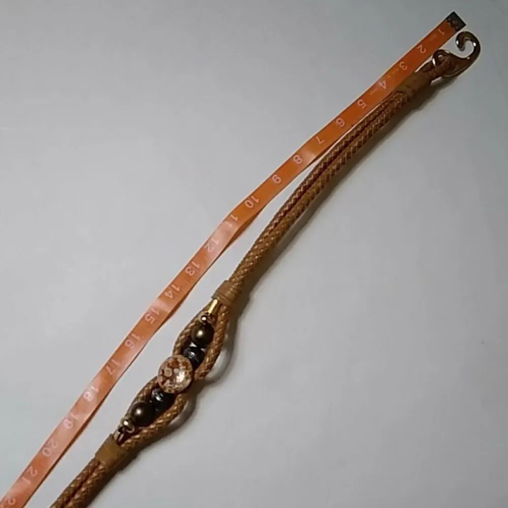 VTG HANDMADE BRAIDED LEATHER BELT - Picture 13 of 16